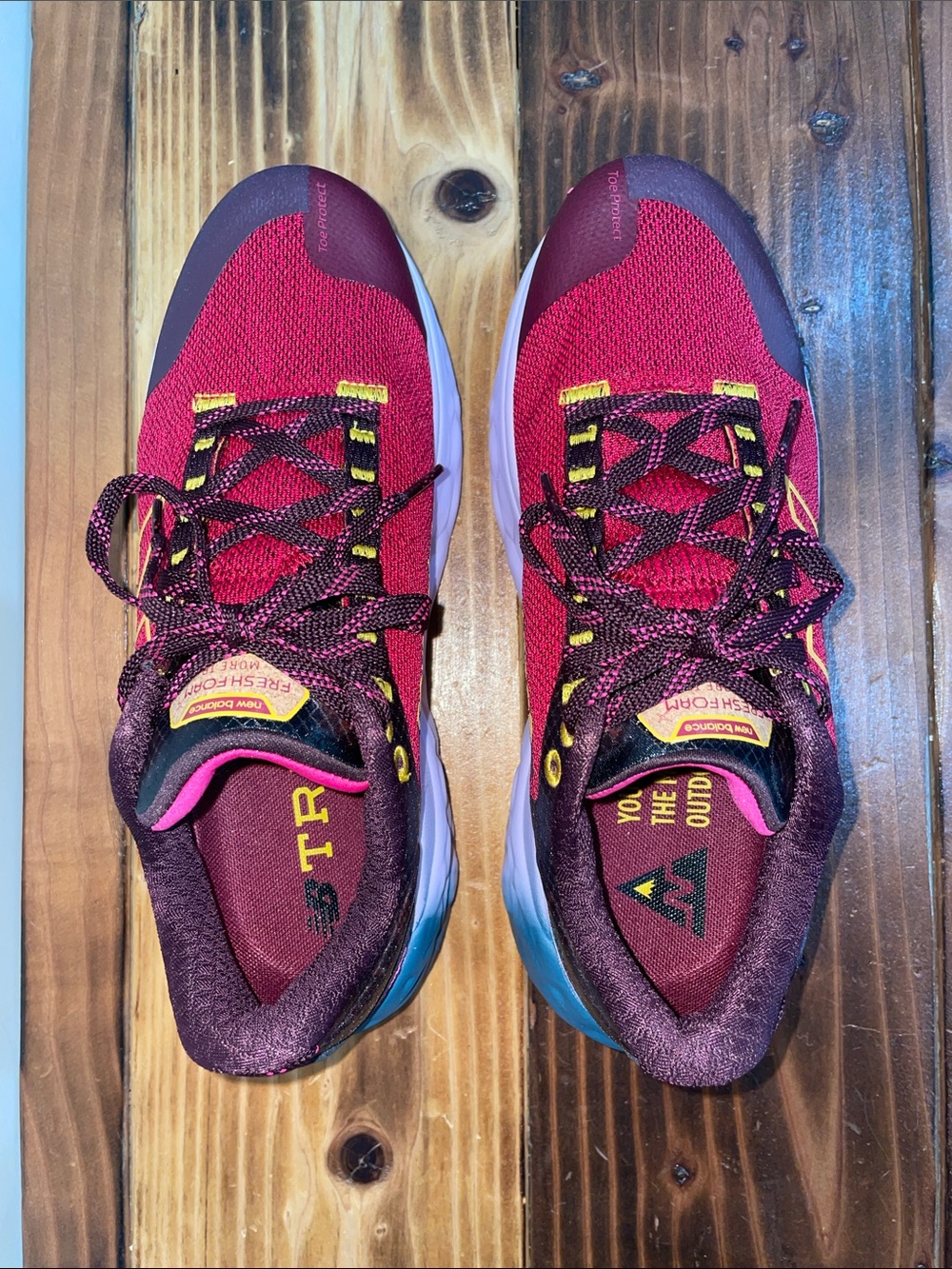 New Balance Wmns Fresh Foam X More Trail v2 Garnet Size 7.5 New! - Picture 11 of 16